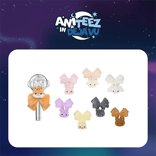 ATEEZ X ANITEEZ POP-UP ANITEEZ IN DEJA VU MD [ TINY LIGHT STICK SCRUNCHIE ]
