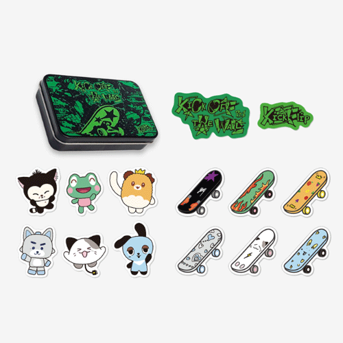 KickFlip [ TINCASE & STICKER SET ] KICK OFF THE WALL Pt.1 POP-UP MD