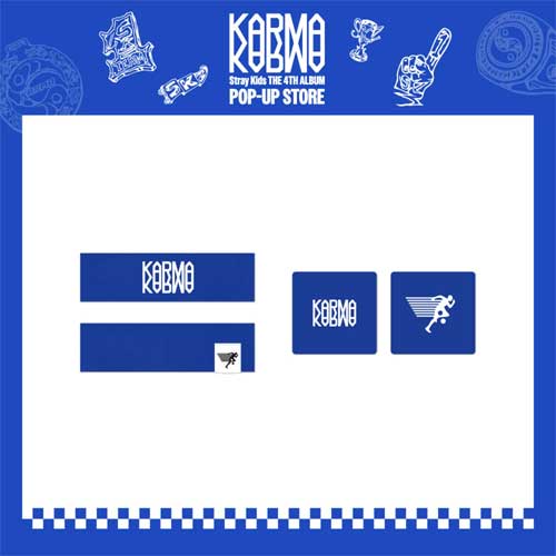 STRAY KIDS [ KARMA ] POP-UP MD | HEAD BAND & SWEAT BAND SET