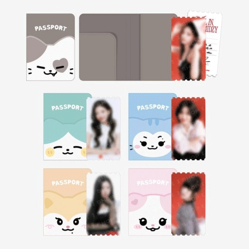 ITZY THE 5TH FAN MEETING ALL IN,MIDZY OFFICIAL MD [ TWINZY PASSPORT COVER SET ]