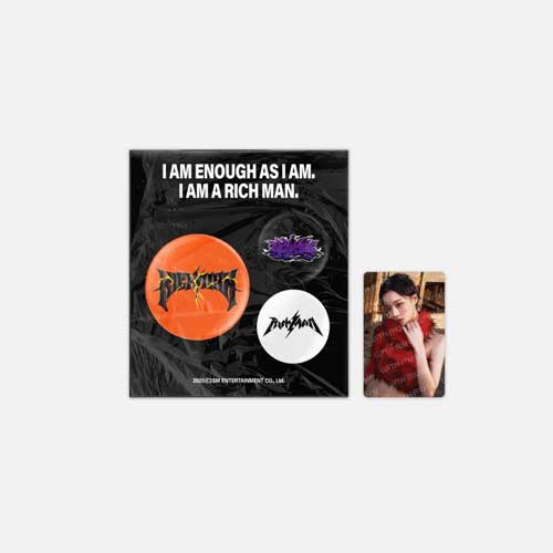 aespa [ PIN BUTTON SET ] 2025 aespa WEEK RICH MAN POP UP OFFICIAL MD