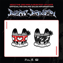 NEXZ THE 3RD MINI ALBUM POP-UP CAFE MD [ FOX2Y BOUCLE STICKER