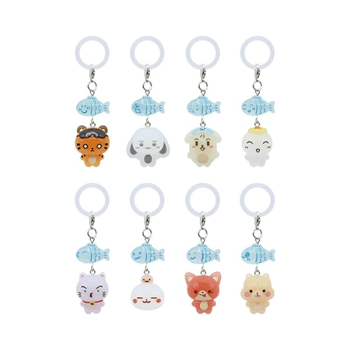 ATEEZ [ LUCKY FISH CHARM ] 8TH ANNIVERSARY EXHIBITION BLUE DRIFT OFFICIAL MD