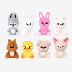 STRAY KIDS [ SKZOO PLUSH MINI PICKET KEYRING ] RUN IT OFFICIAL MD