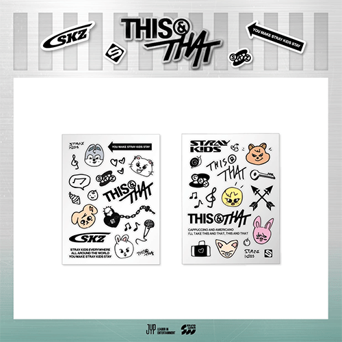 STRAY KIDS [ TATTOO STICKER ] THIS & THAT POP-UP STORE MD -WEEK 1