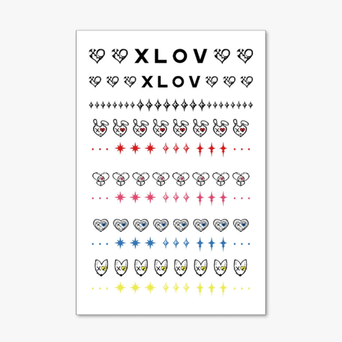 XLOV [ NAIL STICKERS ] 2026 XLOV ASIA TOUR [ SERVING-X ] OFFICIAL MD