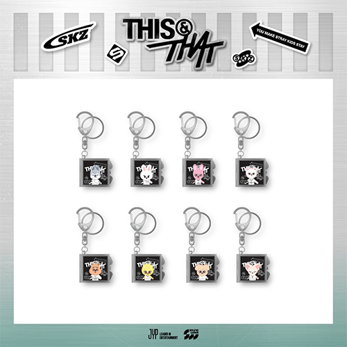 STRAY KIDS [ SKZOO MIRROR KEYRING ] THIS & THAT POP-UP STORE MD -WEEK 1