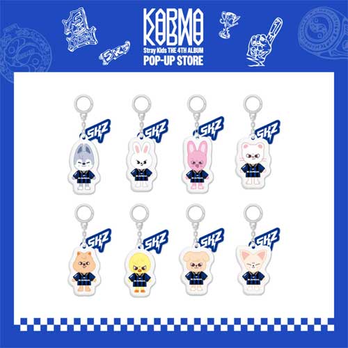 STRAY KIDS [ KARMA ] POP-UP MD | SKZOO YINYANG KEYRING