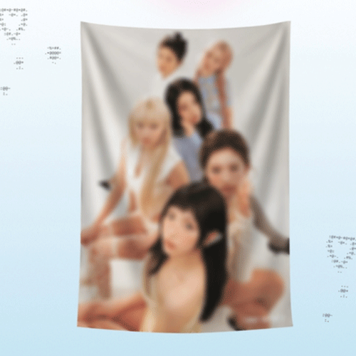 NMIXX [ CHIFFON FABRIC POSTER ] 5TH EP [ Heavy Serenade ] POP-UP OFFICIAL MD