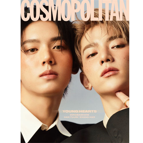 코스모폴리탄 | COSMOPOLITAN 2024-04 [ ZHANG HAO & HAN YUJIN ]+2 POSTCARD