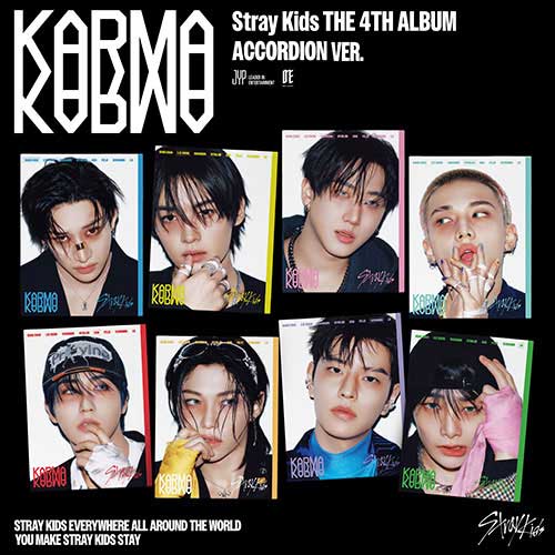 스트레이키즈 | STRAY KIDS THE 4TH ALBUM [ KARMA ]  ACCORDION VER.+JYP POB