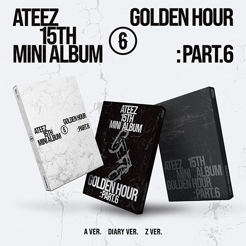 ATEEZ 15TH MINI ALBUM [ GOLDEN HOUR: PART.6 ] +POB