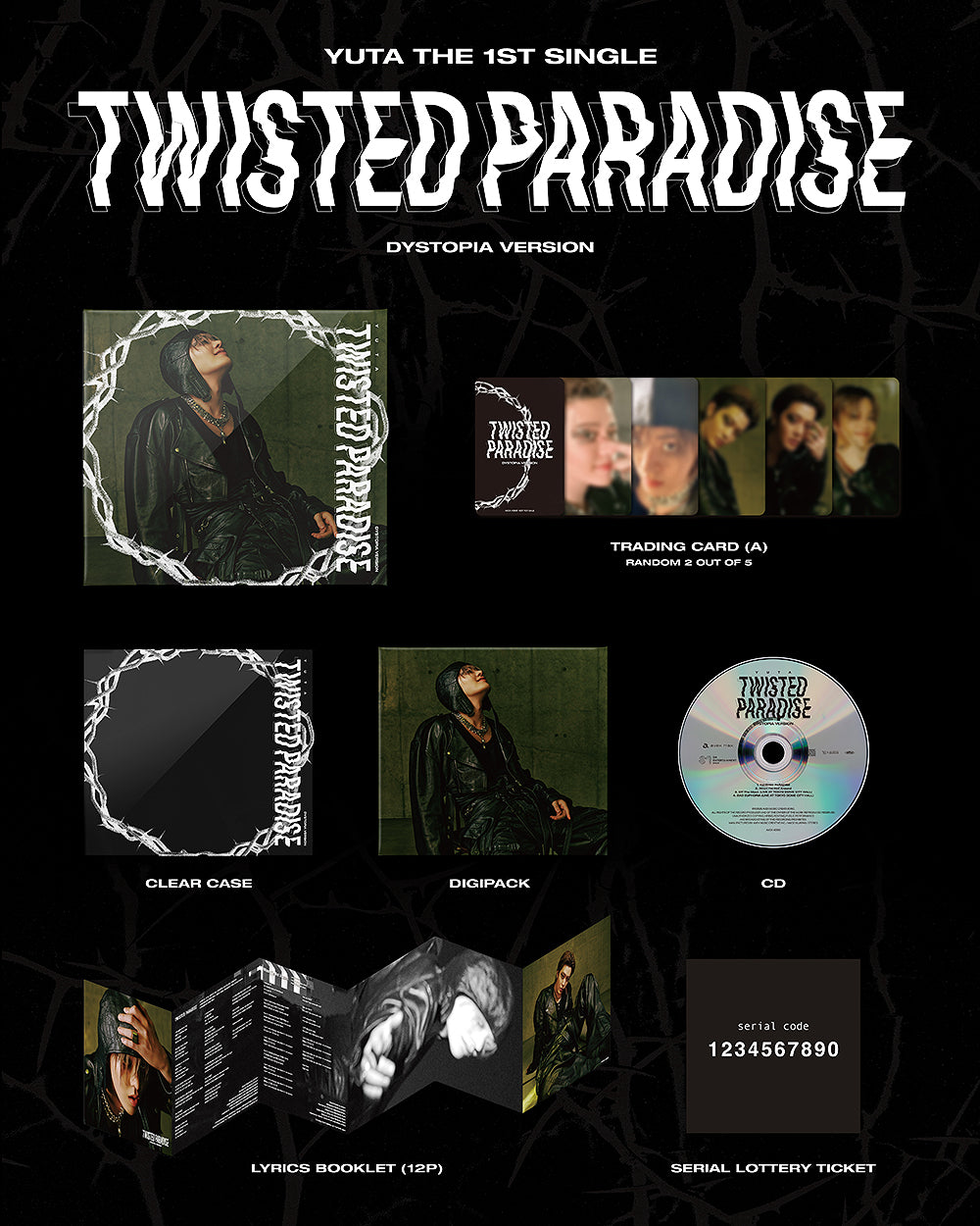 YUTA [Twisted Paradise] JAPAN Release CDJ