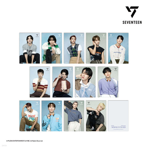 SEVENTEEN [ ALWAYS YOURS ] 3D LENTICULAR POSTCARD SET - Music Plaza