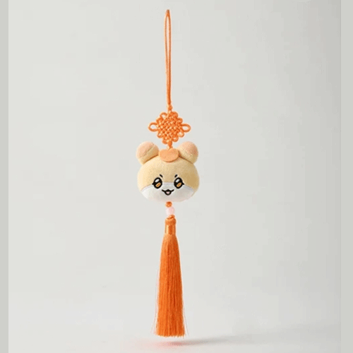 MIGHTEEZ [ BOK-TEEZ: Here Comes Good Luck! ] TASSEL KEYRING+1POB