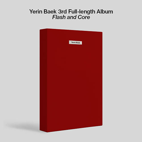 백예린 | YERIN BAEK 3RD FULL-LENGTH ALBUM [ FLASH AND CORE ] 2CD