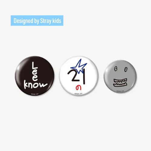 Stray Kids『World Tour <RUN IT JAPAN>』- BADGE SET (3PIECES)