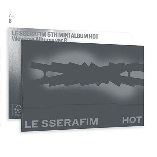 르세라핌 | LE SSERAFIM 5TH MINI ALBUM [ HOT ] WEVERSE ALBUM VER