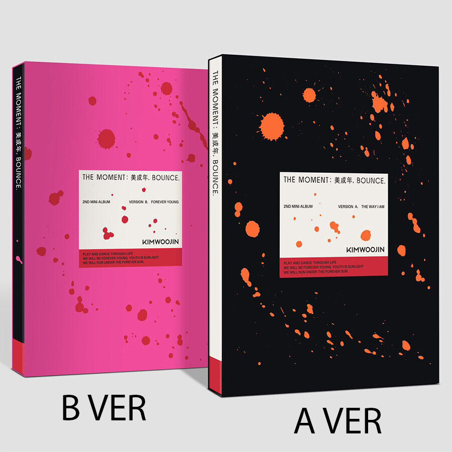 김우진 | KIM WOOJIN 2ND MINI ALBUM [ THE MOMENT : 美成年, BOUNCE ]