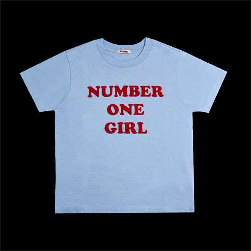 ROSÉ [ ROSIE ] (MD) NUMBER ONE GIRL BLUE T-SHIRT