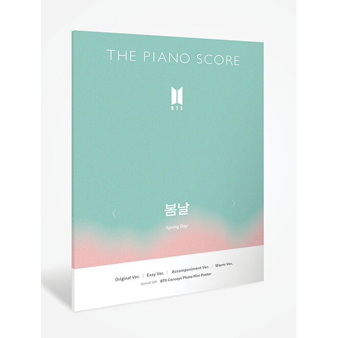 BTS THE PIANO SCORE : BTS [ SPRING DAY ]