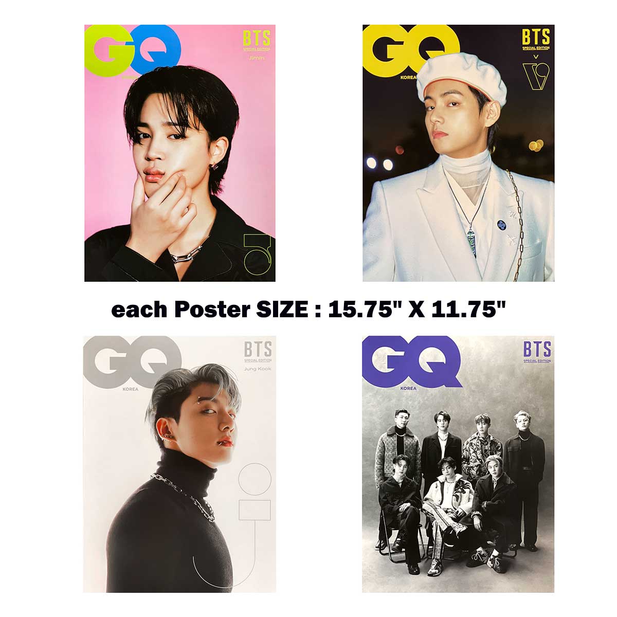BTS Magazine Posters from Past Years (2022 Edition) – Poster Only