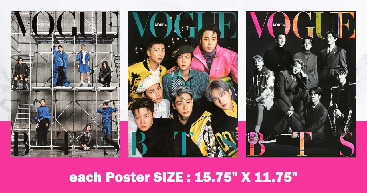 BTS Magazine Posters from Past Years (2022 Edition) – Poster Only