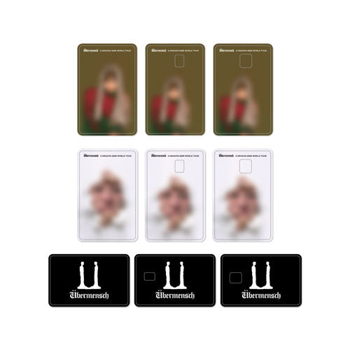 G-DRAGON [ CARD COVER STICKER ] Übermensch 2025 WORLD TOUR IN KOREA MD