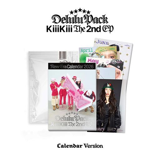 키키 | KiiiKiii THE 2ND EP [ Delulu Pack ] CALENDAR. VERSION