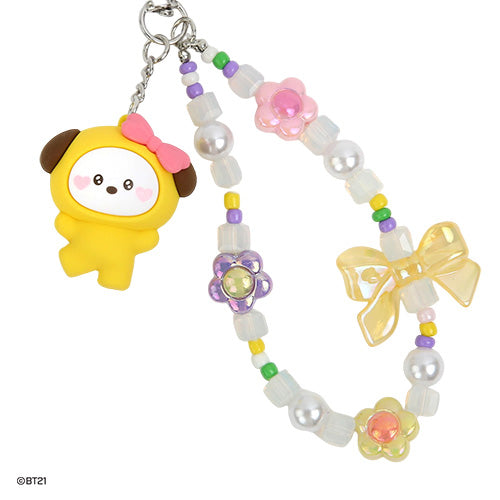 BT21 MININI BEADS STRAP KEYRING LOVELY - Music Plaza