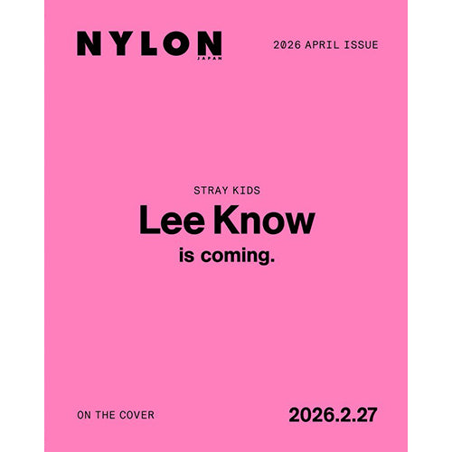 NYLON JAPAN 2026-04 [ LEE KNOW ] 2SIDE COVER