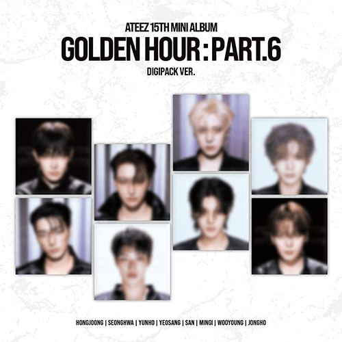 ATEEZ 15TH MINI ALBUM [ GOLDEN HOUR: PART.6 ] DIGIPACK VER.+POB