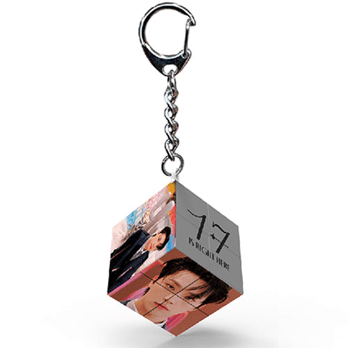 SEVENTEEN MINI CUBE KEYRING [ 17 RIGHT HERE ] - Music Plaza