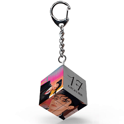SEVENTEEN MINI CUBE KEYRING [ 17 RIGHT HERE ] - Music Plaza