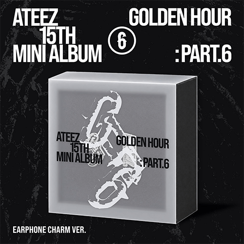 ATEEZ 15TH MINI ALBUM [ GOLDEN HOUR: PART.6 ] EARPHONE CHARM VER.