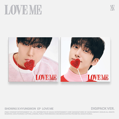 셔누x형원 | SHOWNU x HYUNGWON EP [ LOVE ME ] DIGIPACK VER.