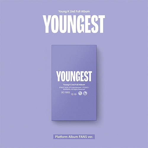 Young K 2ND FULL ALBUM [ YOUNGEST ] PLATFORM VER. FANS VER.