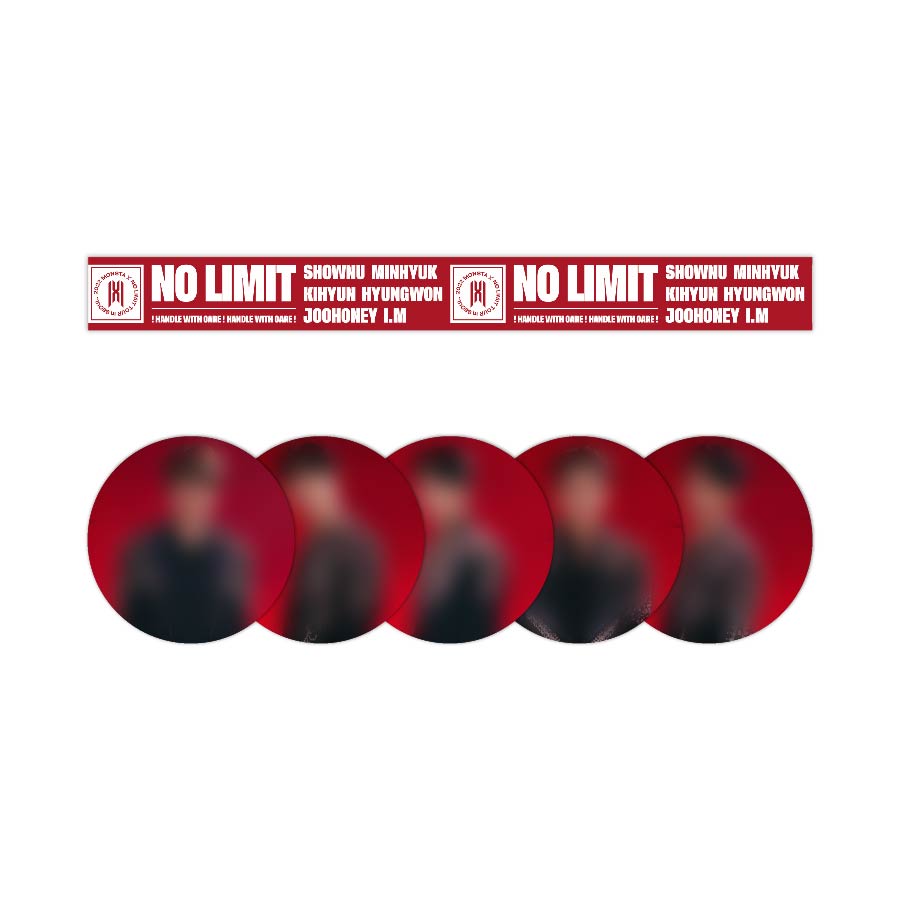 MONSTA X 2022 NO LIMITE TOUR BOX TAPE& RANDOM 1ROUND POCA