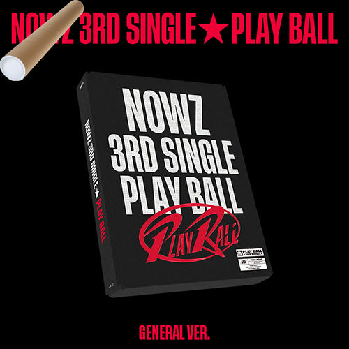 나우즈 | NOWZ 3RD SINGLE [ PLAY BALL ] GENERAL VER.+POSTER