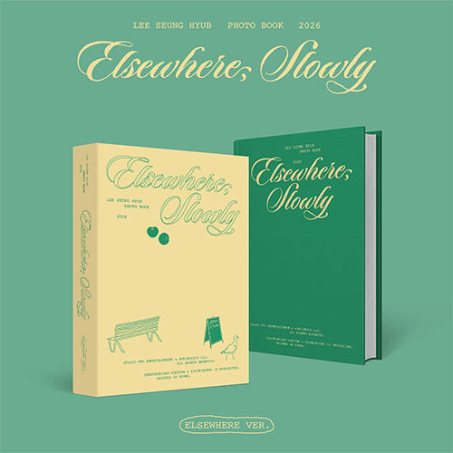 이승협 | LEE SEUNG HYUB 3RD PHOTO BOOK [ Elsewhere, Slowly ]