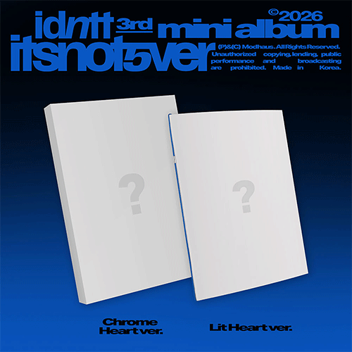 idntt 3RD MINI ALBUM [ itsnotover ] +POB