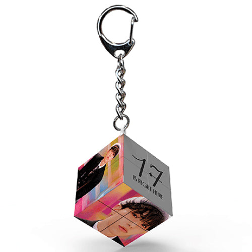 SEVENTEEN MINI CUBE KEYRING [ 17 RIGHT HERE ] - Music Plaza