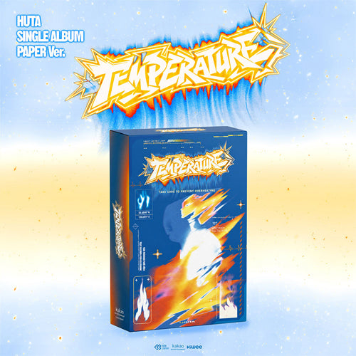HUTA SINGLE ALBUM [ TEMPERATURE ] PAPER VER.KIWEE