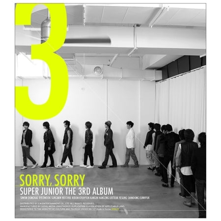 SUPER JUNIOR 3RD ALBUM SORRY, SORRY VER.A