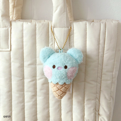 BT21 MININI PLUSH KEYRING [ ICE CREAM ] - Music Plaza
