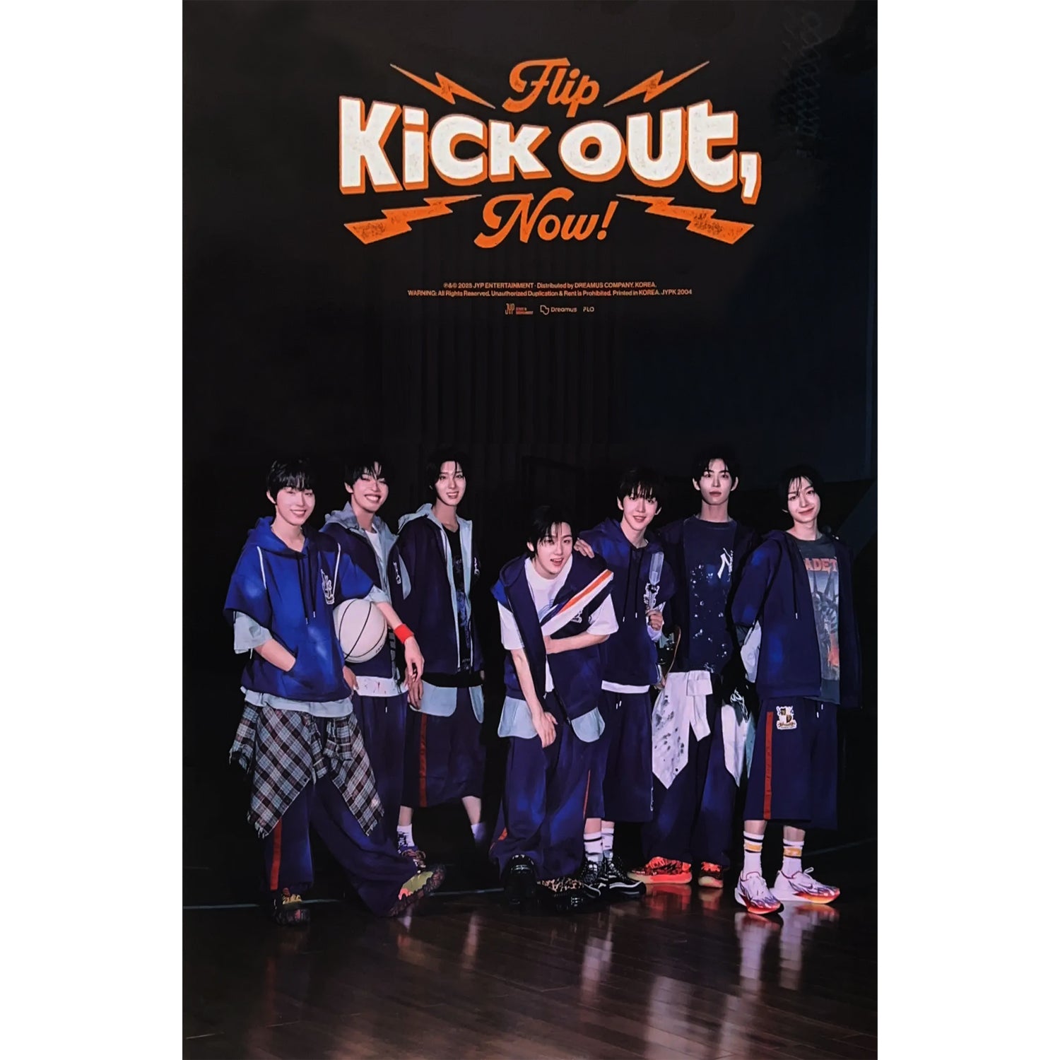 킥플립 | KICKFLIP | THE 2ND MINI ALBUM [ Kick Out,Flip Now! ] | POSTER ONLY