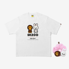 BAPE X Stray Kids [ Leebit BABY MILO TEE M (Lee Know) + SCRUNCHIES