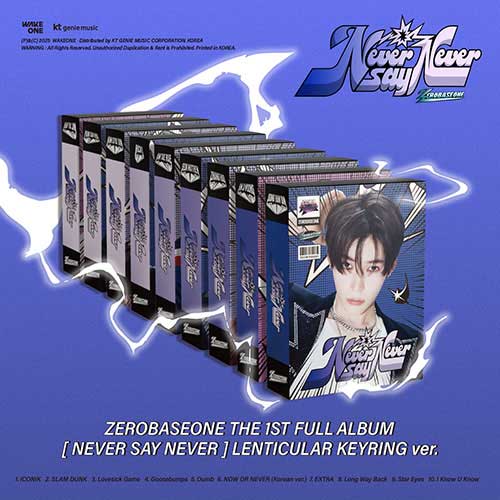 ZEROBASEONE THE 1ST FULL ALBUM [ NEVER SAY NEVER ] LENTICULAR KEYRING VER.