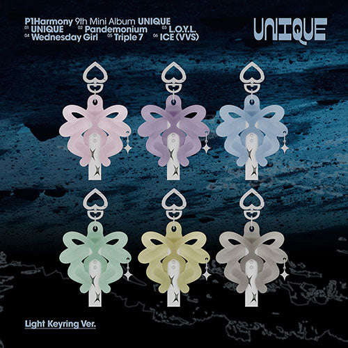 피원하모니 | P1Harmony 9TH MINI ALBUM [ UNIQUE ] LIGHT KEYRING VER