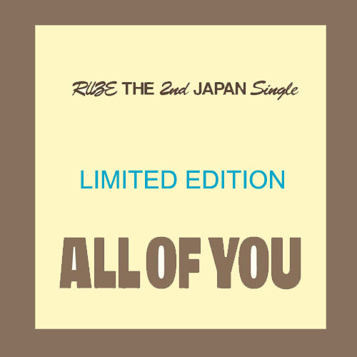RIIZE THE 2ND JAPAN SINGLE [ ALL OF YOU ] LIMITED EDITION